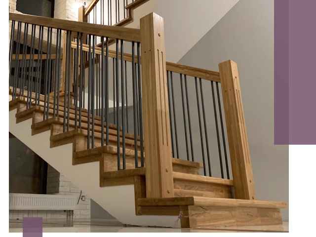 Реставрация деревянных и металлических лестниц в Вичуге