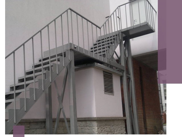 Монтаж пожарных лестниц под ключ в Вичуге с гарантией качества