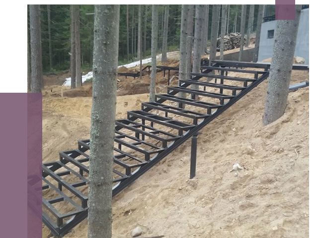 Монтаж металлических лестниц в Вичуге от 13461 руб. 