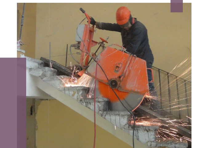 Демонтаж бетонных лестниц в Вичуге от 4572 руб. за м2 | ПРОЛЁТ-Вчг