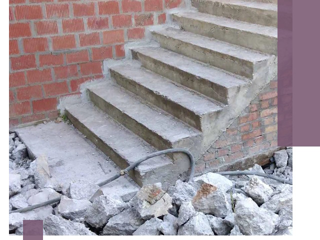 Демонтаж бетонных лестниц в Вичуге: быстро и безопасно