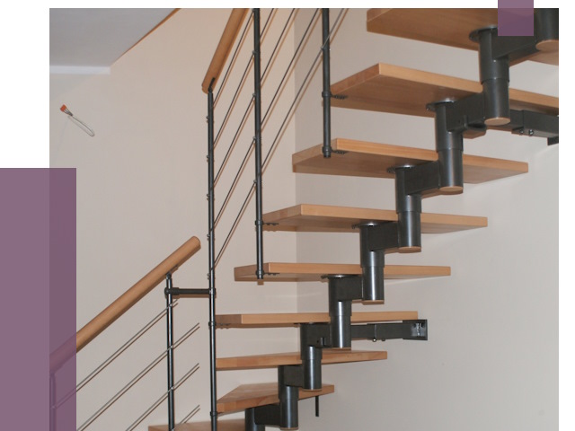 Изготовление модульных лестниц в Вичуге от 11429 руб. 