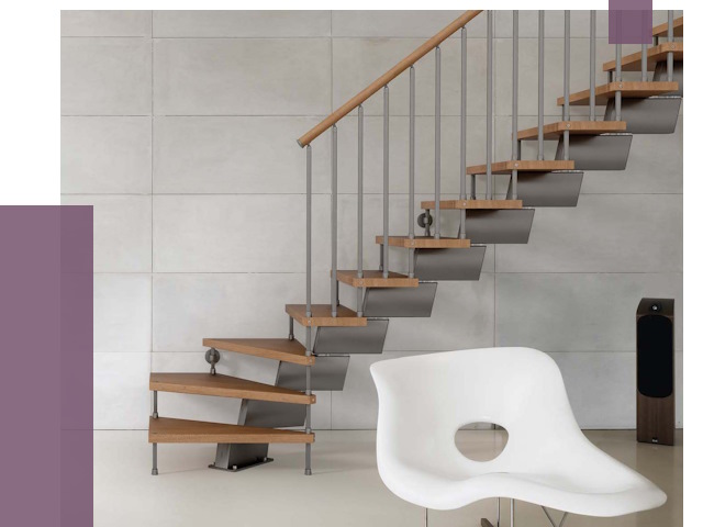 Монтаж модульных лестниц в Вичуге от 6299 руб. 