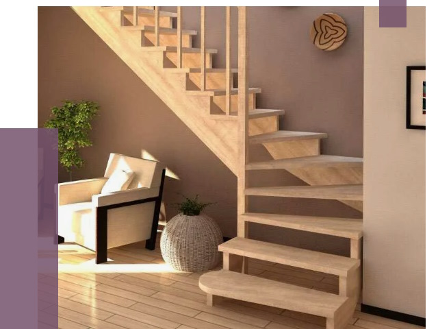 Изготовление Г-образных лестниц в Вичуге от 18794 руб. 