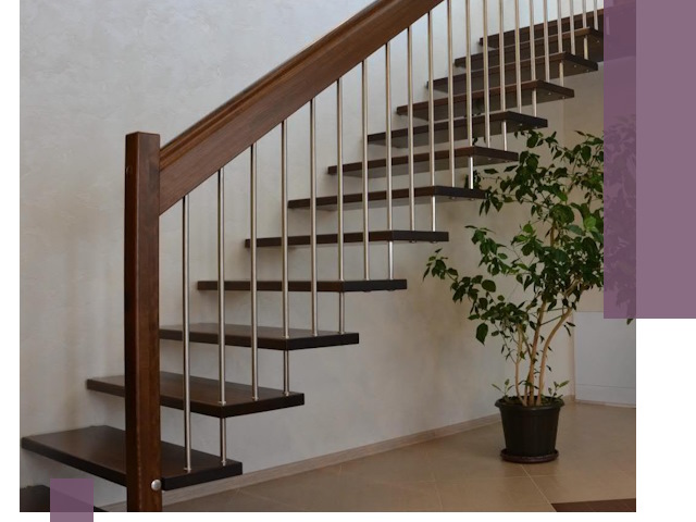 Лестницы на больцах под ключ в Вичуге – изготовление и монтаж