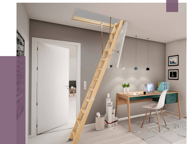 Чердачные лестницы в Вичуге — от 14477 руб. | ПРОЛЁТ-Вчг