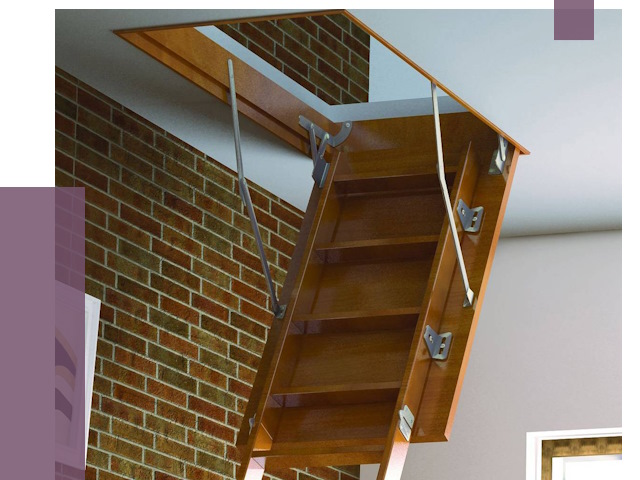 Установка чердачной лестницы в Вичуге от 7772 руб. | ПРОЛЁТ-Вчг