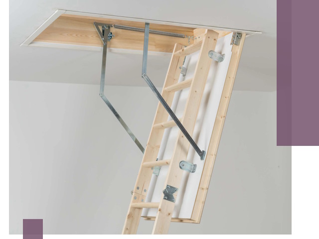 Установка чердачной лестницы под ключ в Вичуге