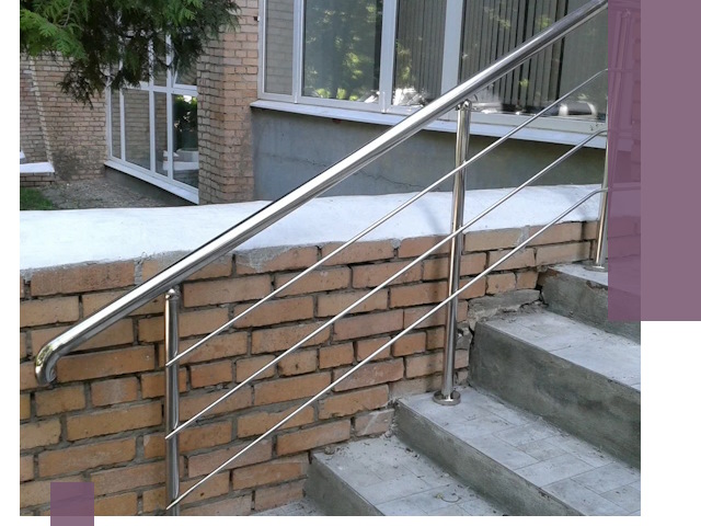 Перила из нержавеющей стали высокого качества в Вичуге