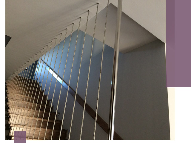 Тросовые перила под ключ в Вичуге — производство и монтаж