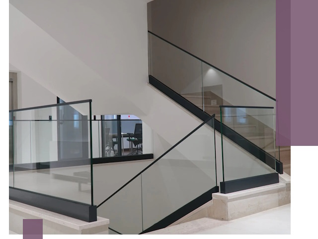 Стеклянные перила премиум-класса с установкой в Вичуге