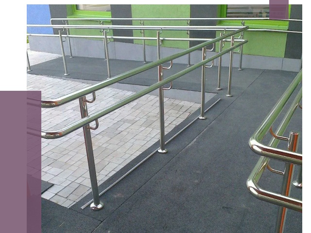 Ограждения пандусов в Вичуге от 4318 руб. монтаж | ПРОЛЁТ-Вчг