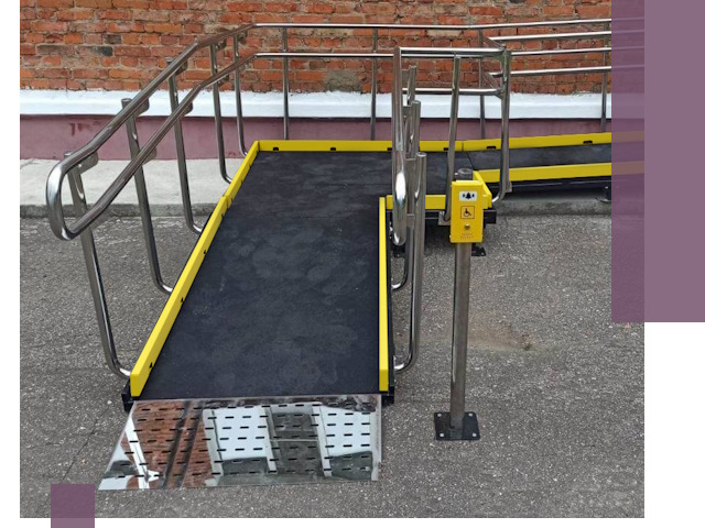 Изготовление наклонных пандусов для инвалидов в Вичуге