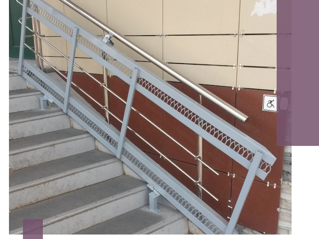 Изготовление откидных пандусов под ключ в Вичуге