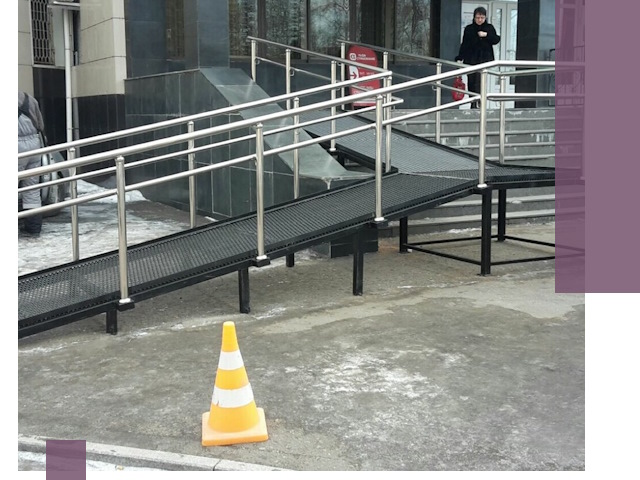 Стационарные пандусы под ключ в Вичуге — изготовление и монтаж