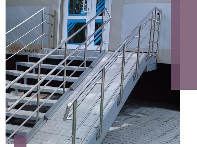 Пандус на крыльцо под ключ в Вичуге: монтаж и изготовление