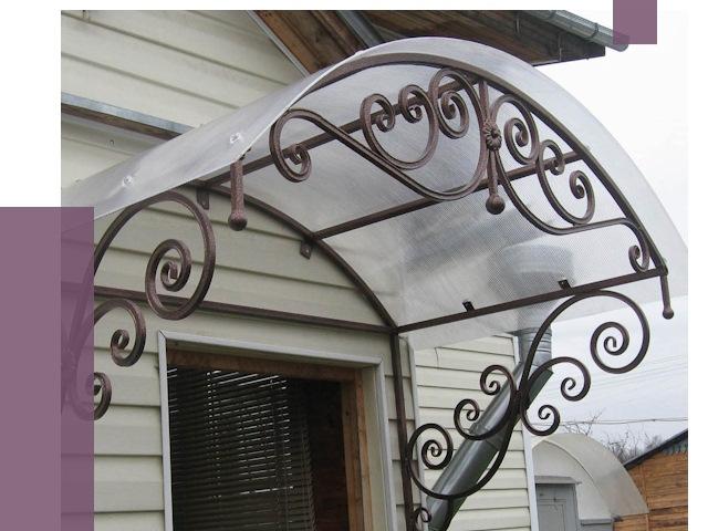 Изготовление козырьков в Вичуге от 7314 руб. — заказать | ПРОЛЁТ-Вчг