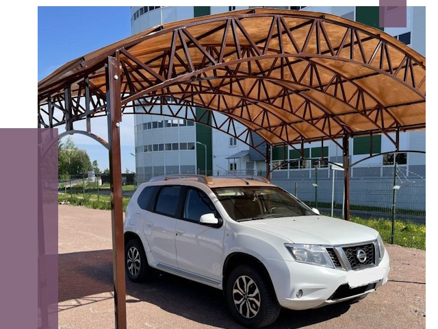 Недорогие навесы в Вичуге от 42668 руб.  | ПРОЛЁТ-Вчг