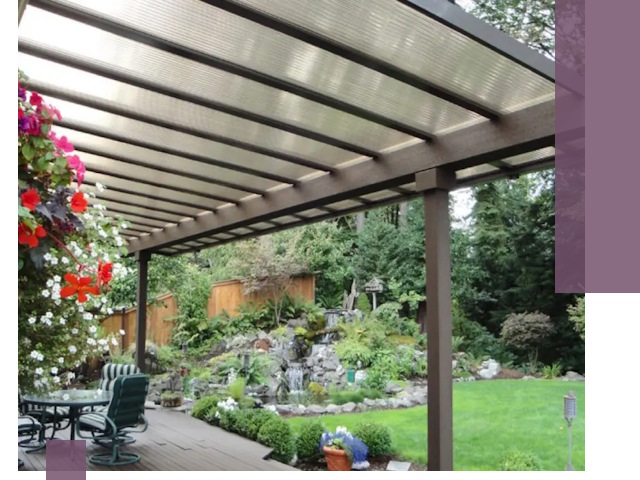 Навесы из поликарбоната под ключ в Вичуге быстро и надёжно