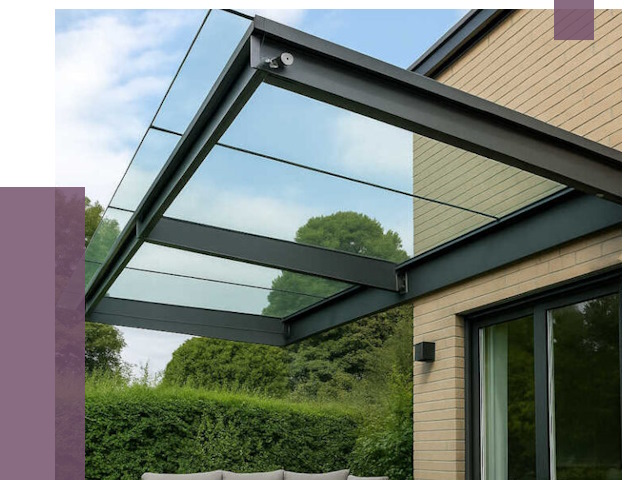 Стеклянные навесы и козырьки в Вичуге от 12191 руб.