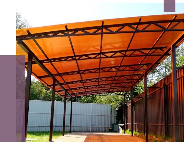 Односкатные навесы под ключ в Вичуге от 13054 руб. 