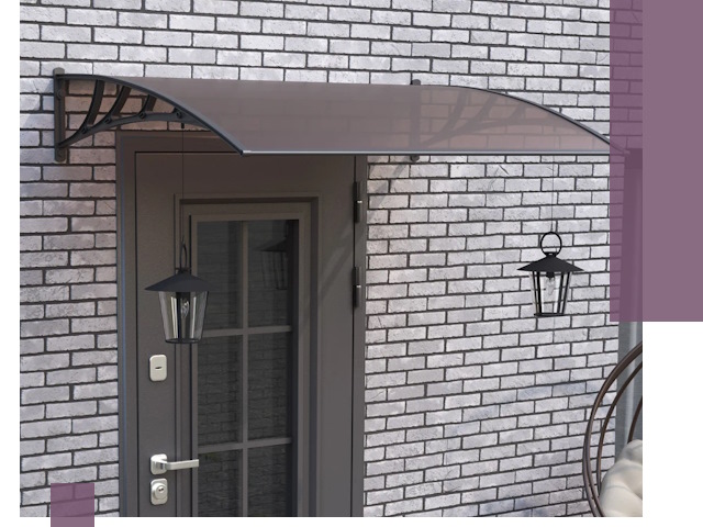 Недорогие козырьки и навесы под ключ в Вичуге