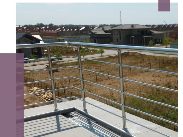 Парапеты из нержавеющей стали в Вичуге от 7924 руб. за м² | ПРОЛЁТ-Вчг