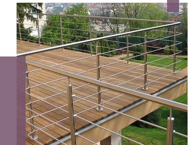 Алюминиевые парапеты в Вичуге под ключ от 7721 руб. 