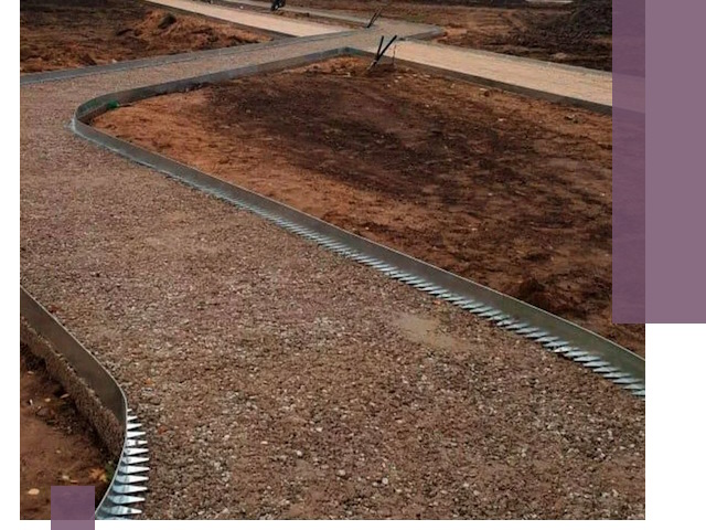 Металлические бордюры под ключ в Вичуге — изготовление и монтаж