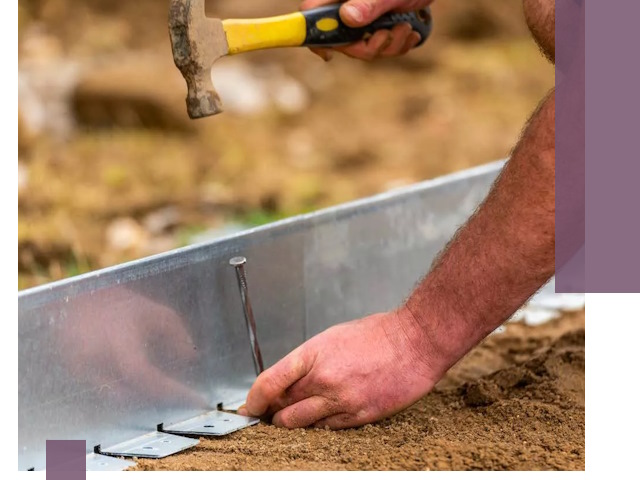 Монтаж металлических бордюров в Вичуге быстро и качественно