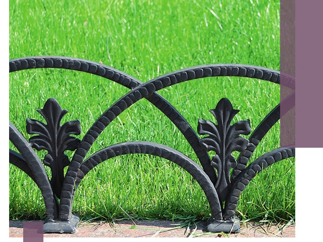 Декоративные металлические бордюры под ключ в Вичуге