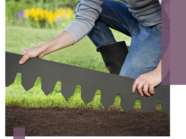 Металлические бордюры для газона в Вичуге — изготовление и монтаж