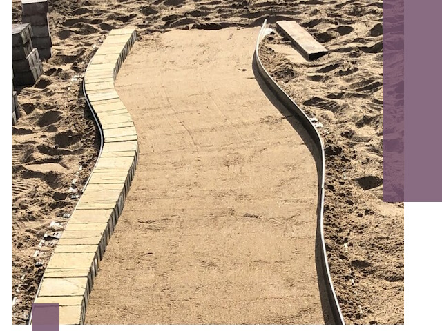 Металлические бордюры для тротуаров в Вичуге — прочные и долговечные