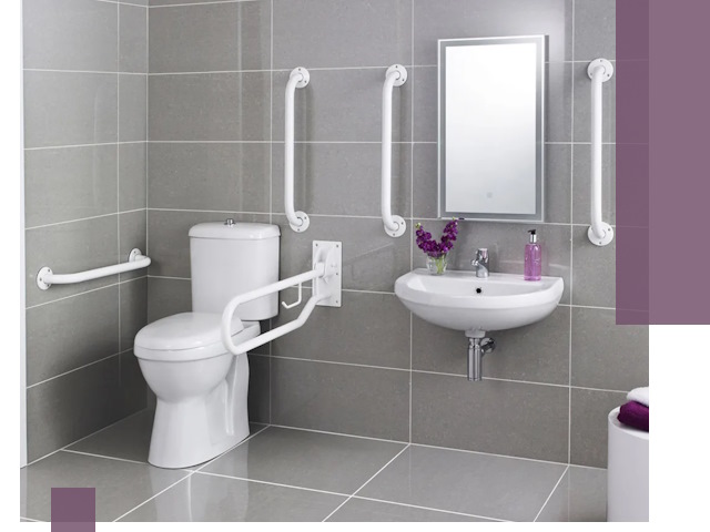 Поручни для санузлов в Вичуге: установка, ремонт и монтаж